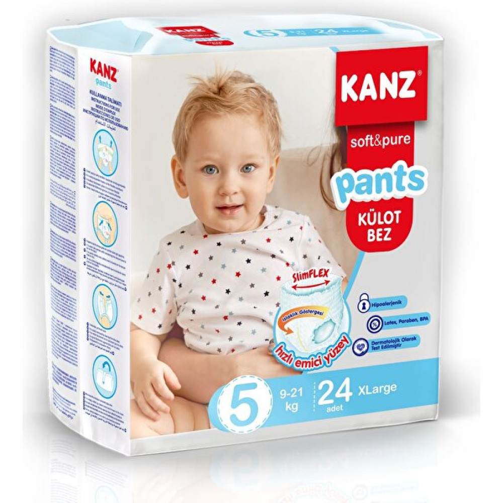 Kanz 5 Numara Bebek Külot Bez 24 Adet Bebek Bezi Fiyatı