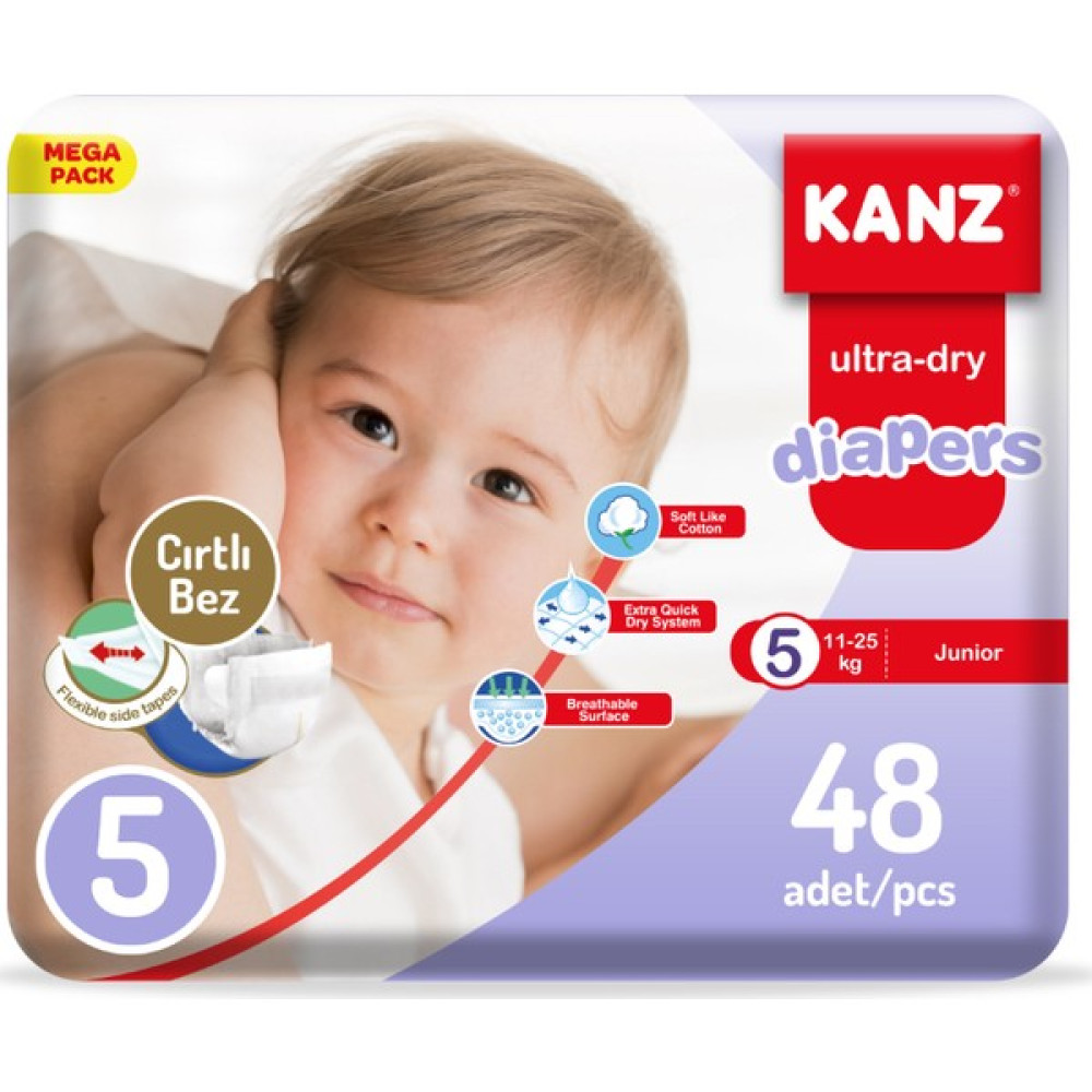 Kanz Bebek Bezi 5 Numara 48'li Bebek Bezi Fiyatı