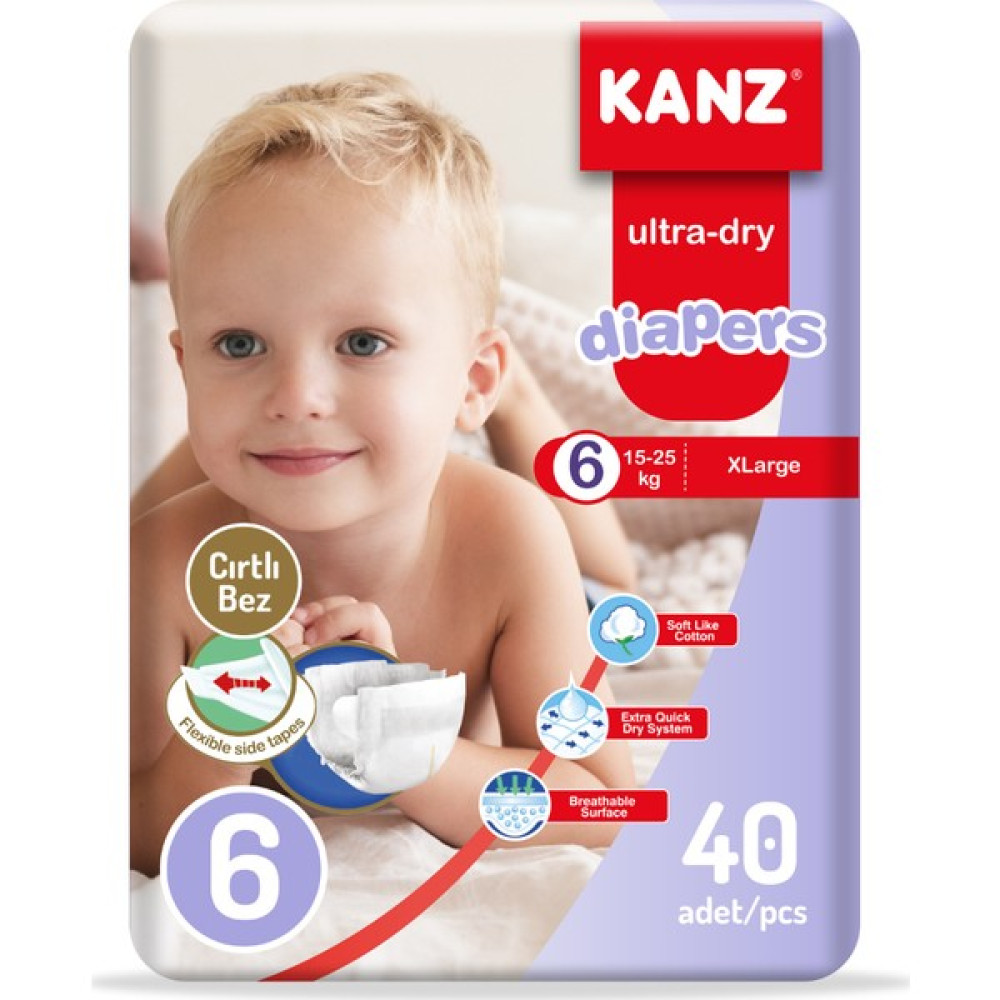 Kanz Bebek Bezi 6 Numara 40LI Bebek Bezi Fiyatı