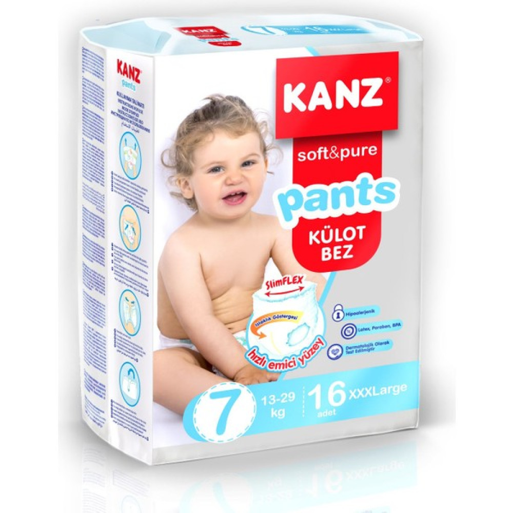 Kanz Bebek Külot Bez 7 Numara 16 Adet Bebek Bezi Fiyatı