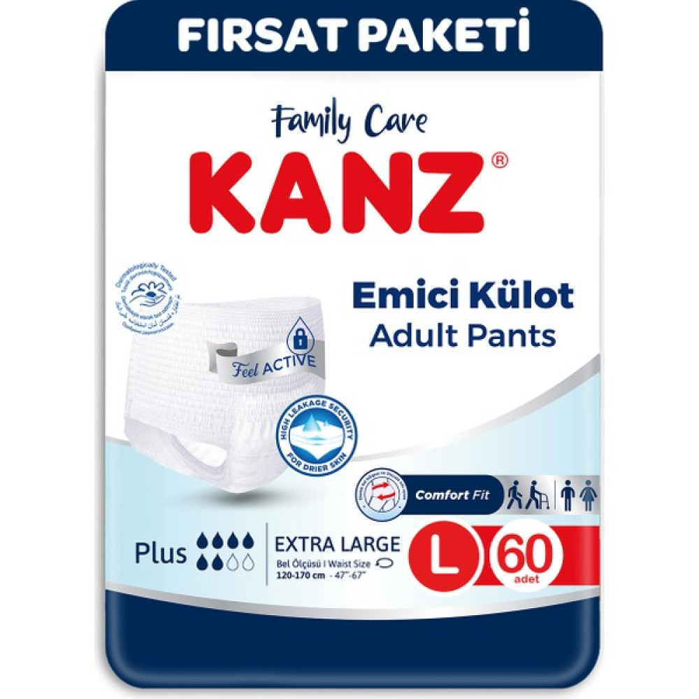 Kanz Emici Külot Hasta Bezi L Beden 60 Adet Oto Boyaları Fiyatı