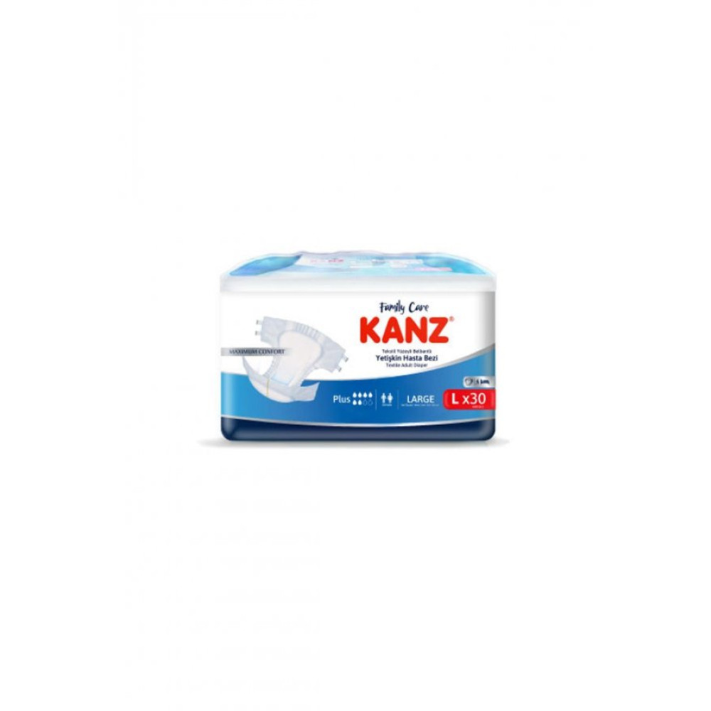 Kanz Kanz Yetiskin Hasta Bezi L (Large) Beden 30 Adet Hasta Bezleri ve Temizliği Fiyatı