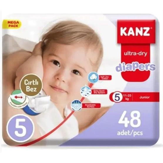 Kanz No:5 48 Adet 11-25 kg Bebek Bezi Bebek Bezi Fiyatı