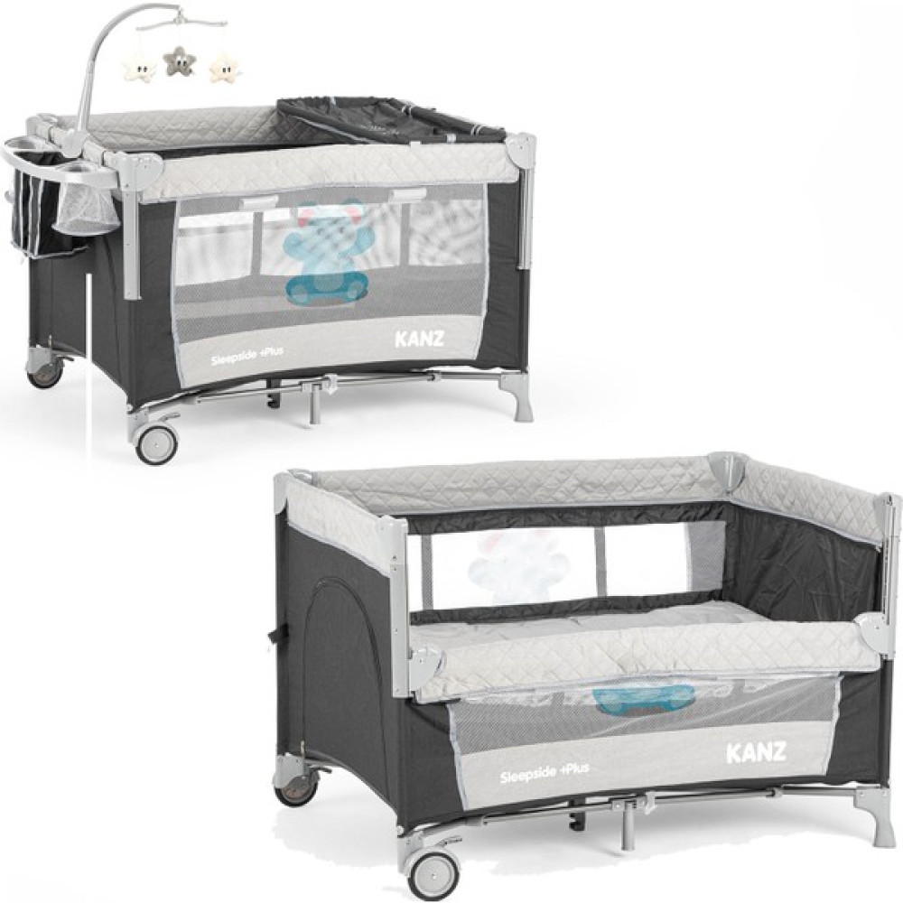 Kanz Sleepy Side Plus Anne Yanı Oyun Parkı 70 x 110 cm - Siyah Park Yatak / Oyun Parkı Fiyatı