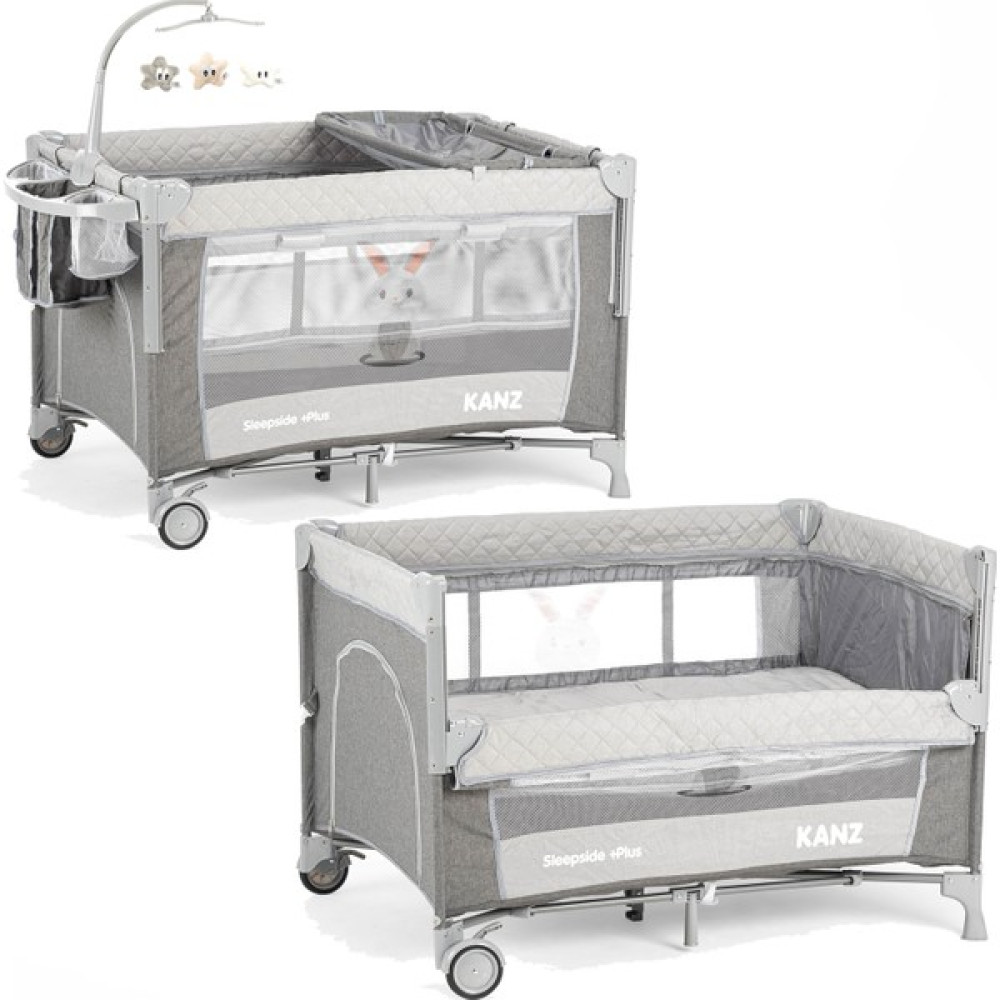 Kanz Sleepy Side Plus Anne Yanı Oyun Parkı 70X110CM - Gri Park Yatak / Oyun Parkı Fiyatı