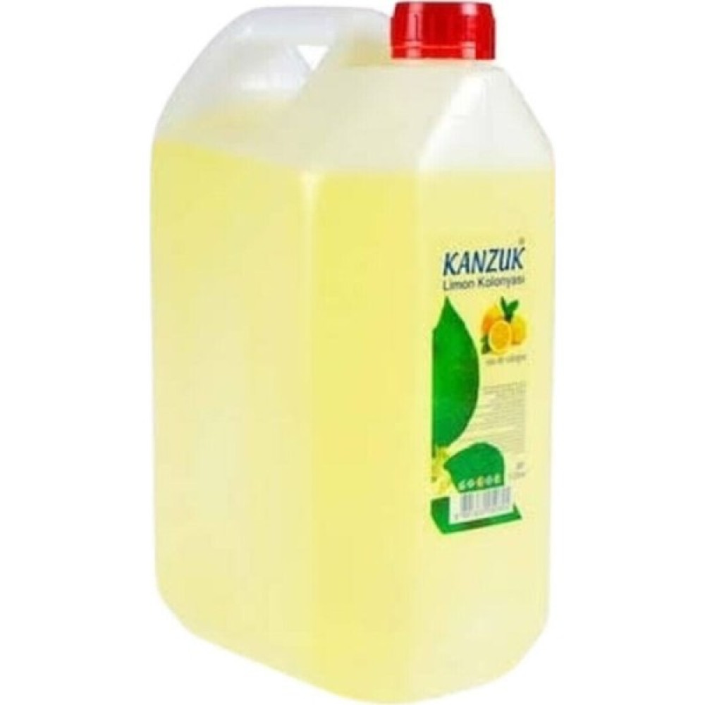 Kanzuk 5 Litre 6 Adet (1 Koli) Limon Kolonyası 80 Derece - 5 lt Kolonya & Gülsuyu Fiyatı