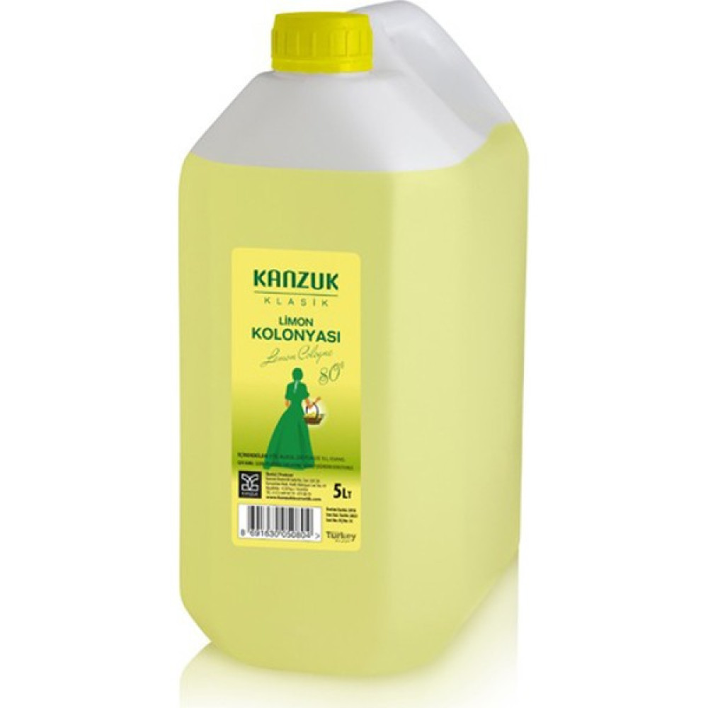 Kanzuk 80 C Kanzuk Limon Kolonyası 5 Lt Kolonya & Gülsuyu Fiyatı