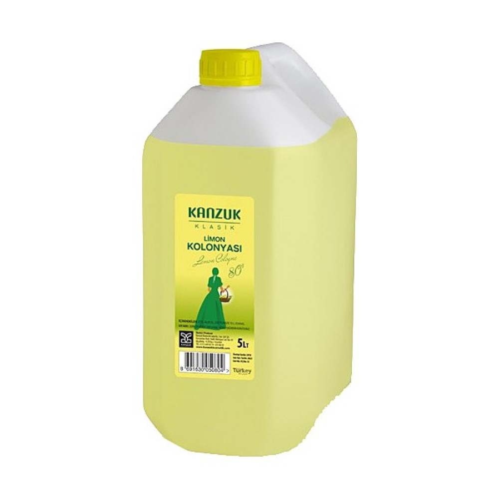 Kanzuk Limon Kolonyası 80 Derece 5 lt Kolonya & Gülsuyu Fiyatı