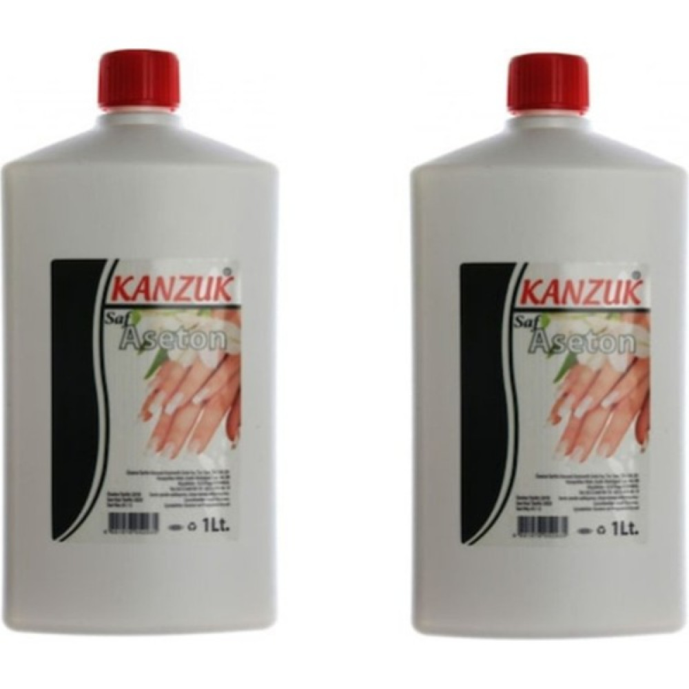 Kanzuk Saf Aseton 1 Litre x 2 'li Set Tırnak Bakımı Fiyatı