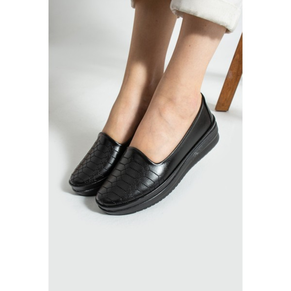 Kaof Shoes Kadın Siyah Anne Ayakkabısı Kadın Klasik Ayakkabı Anne Babet Kadın Günlük Ayakkabı Ayzen Kadın Günlük Ayakkabıları Fiyatı