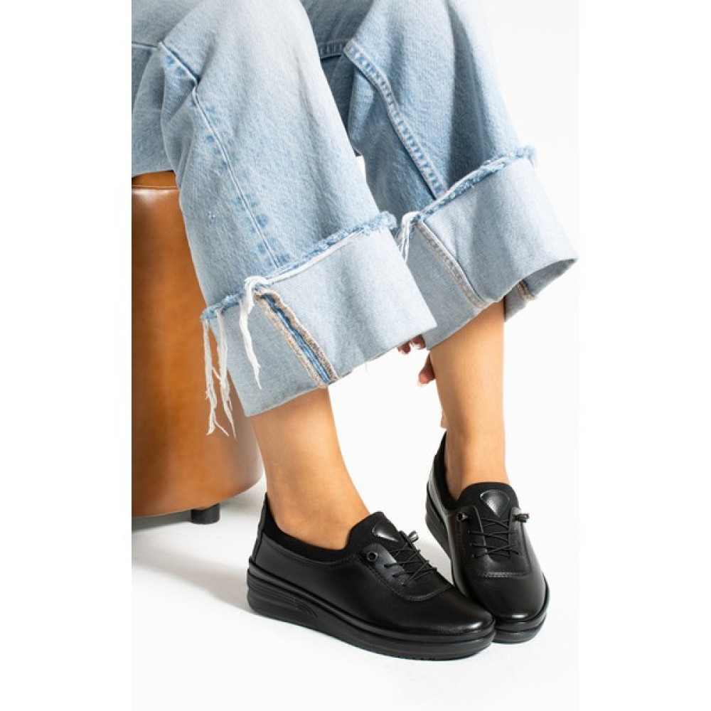Kaof Shoes Kadın Siyah Klasik Ayakkabı Ortopedik Anne Ayakkabısı Anne Babet Ayakkabı Kadın Günlük Ayakkabı Kadın Günlük Ayakkabıları Fiyatı