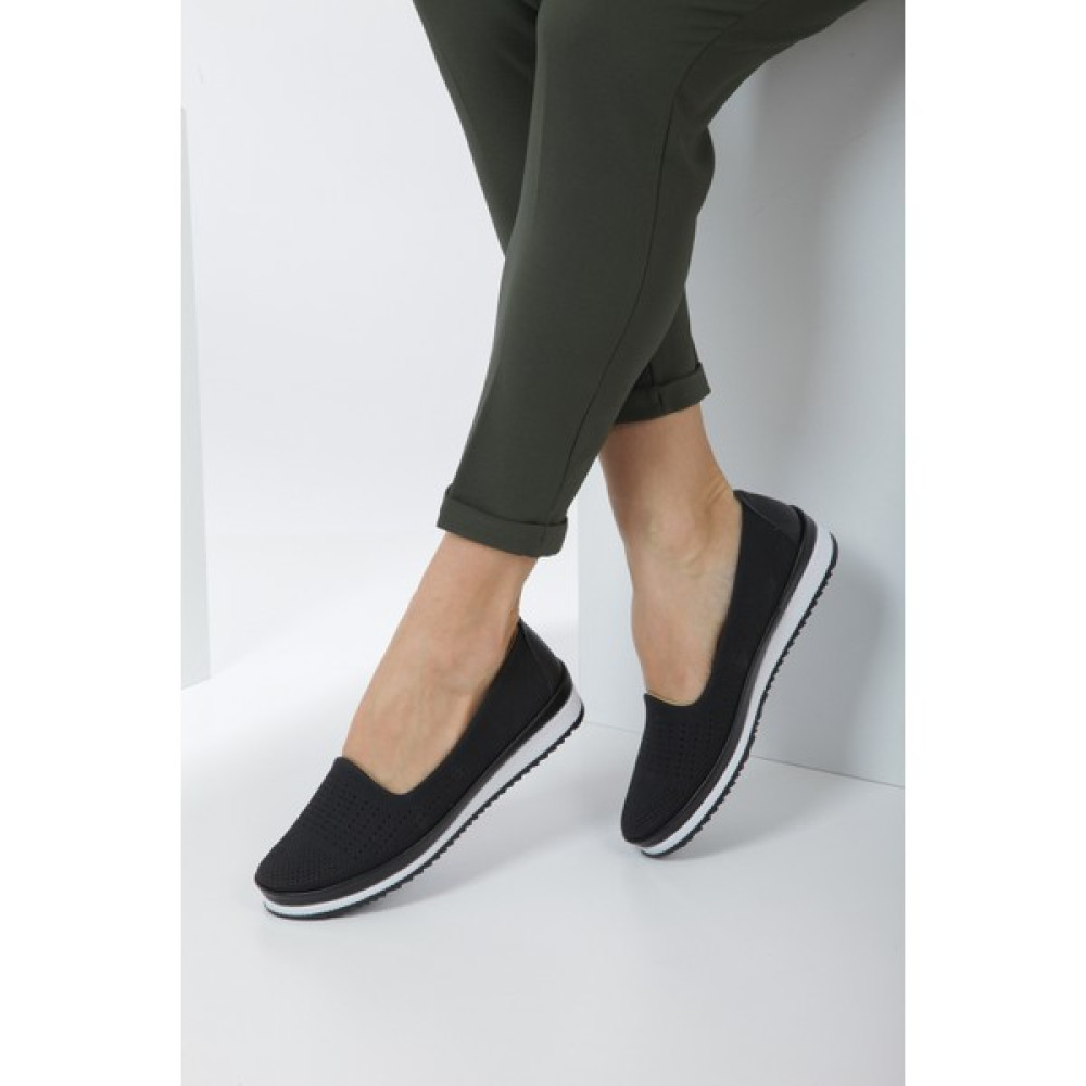 Kaof Shoes Kadın Siyah Ortopedik Anne Babet Ayakkabı Günlük Ayakkabı Klasik Ayakkabı Genç Yürüyüş Spor Ayzen Kadın Günlük Ayakkabıları Fiyatı