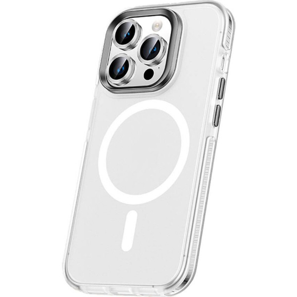 Kap Aksesuar Apple iPhone 15 Pro Max Kılıf Magsafe Özellikli Airbag Köşe Korumalı Tasarım Kapak - Siyah Cep Telefonu Kılıfı Fiyatı