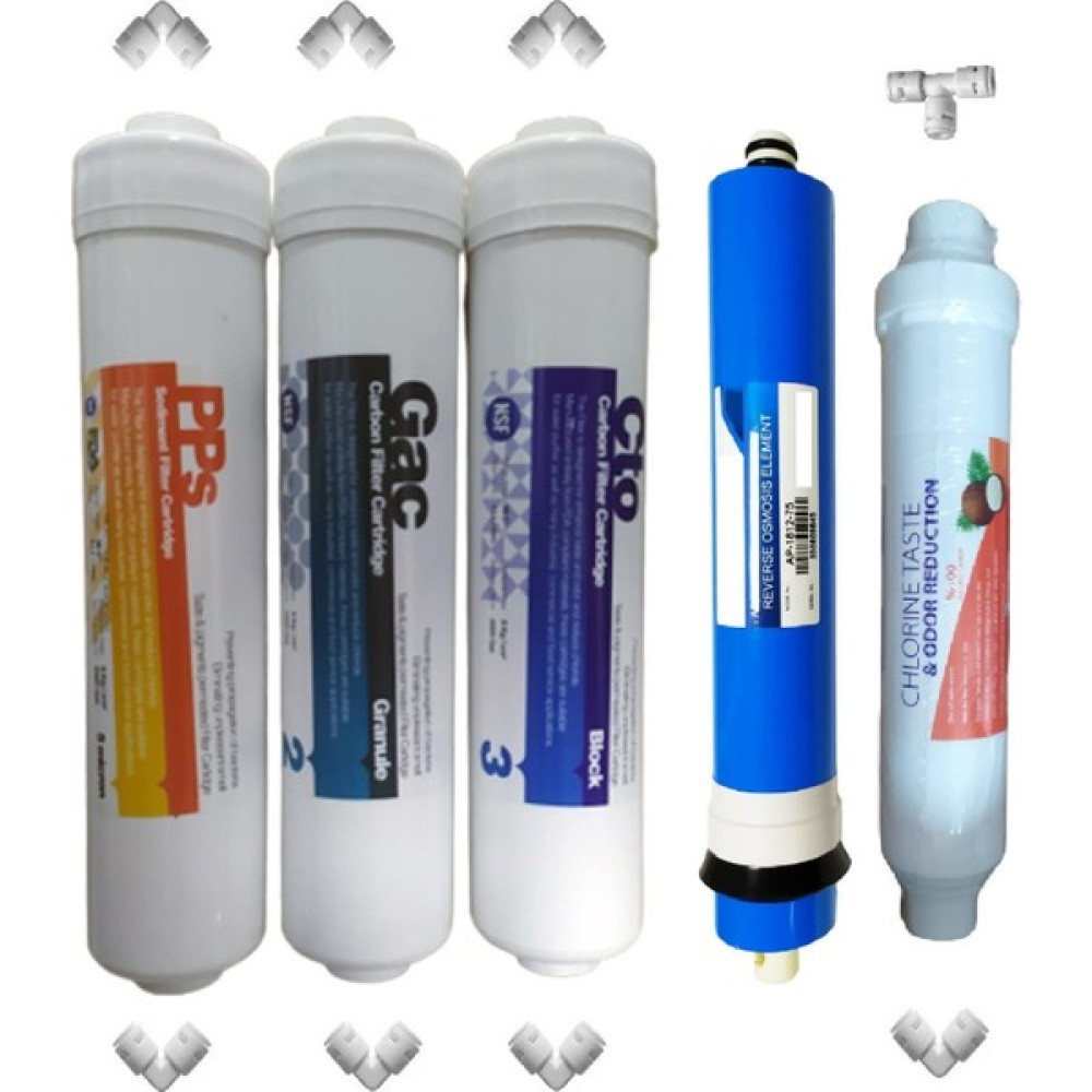 Kapalı Kasa Su Arıtma Cihazı 5 Li Filtre Seti Reverse Osmosis Tezgahaltı 5 Aşama Filtre Seti Bahçe Makinesi Aksesuar & Yedek Parça Fiyatı