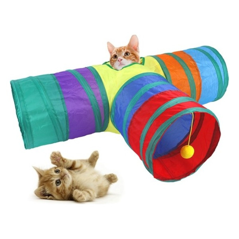 Kapalı Katlanabilir Kedi Tüneli (Yurt Dışından) - Renkli Evcil Hayvan Ürünleri Fiyatı