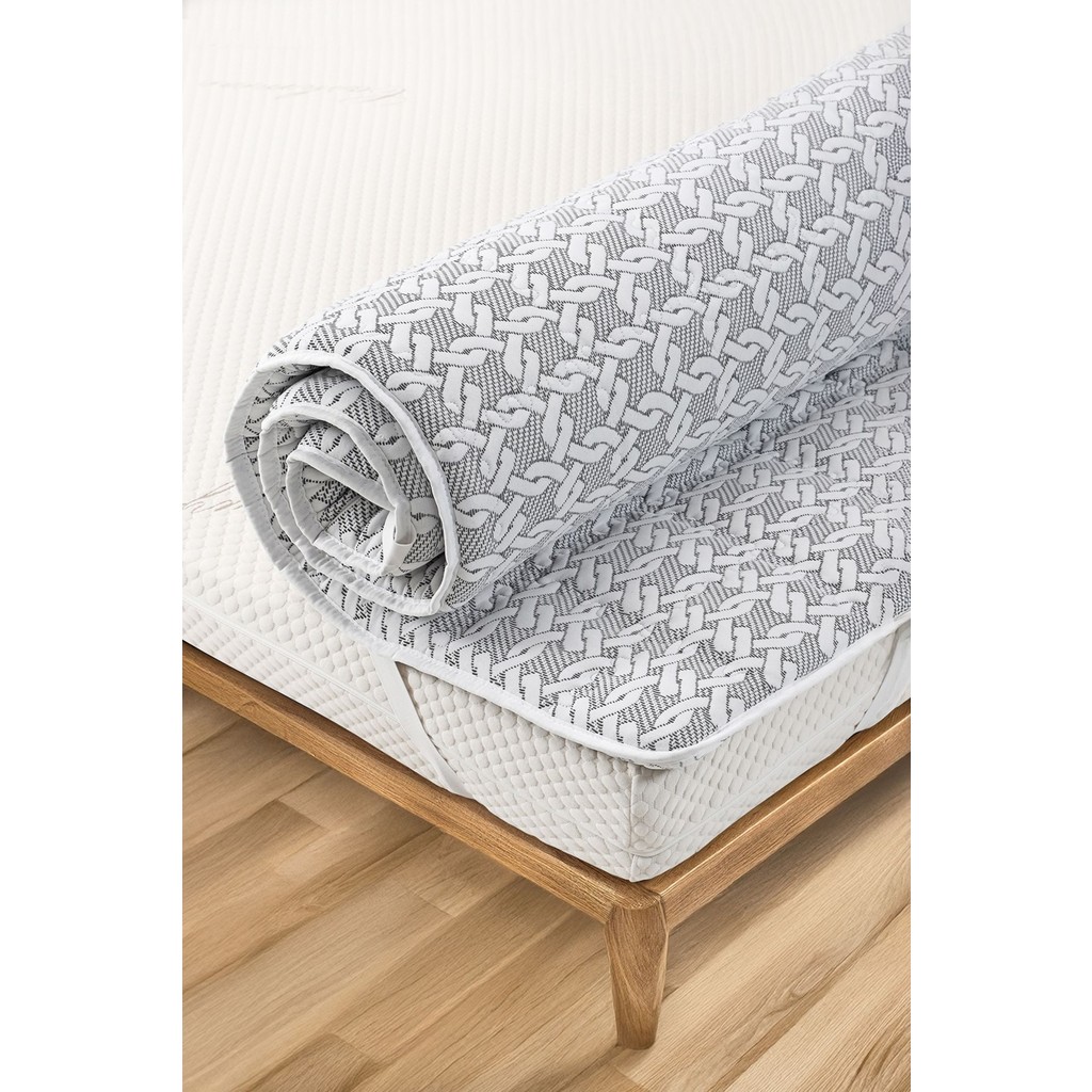 Kapitenoli Ortopedik Yatak Pedi | Yumuşak, Rahat, Bel ve Sırt Destekli Yatak Üstü Şilte - Gri - 200 x 200 cm SSD / Solid State Drive Fiyatı
