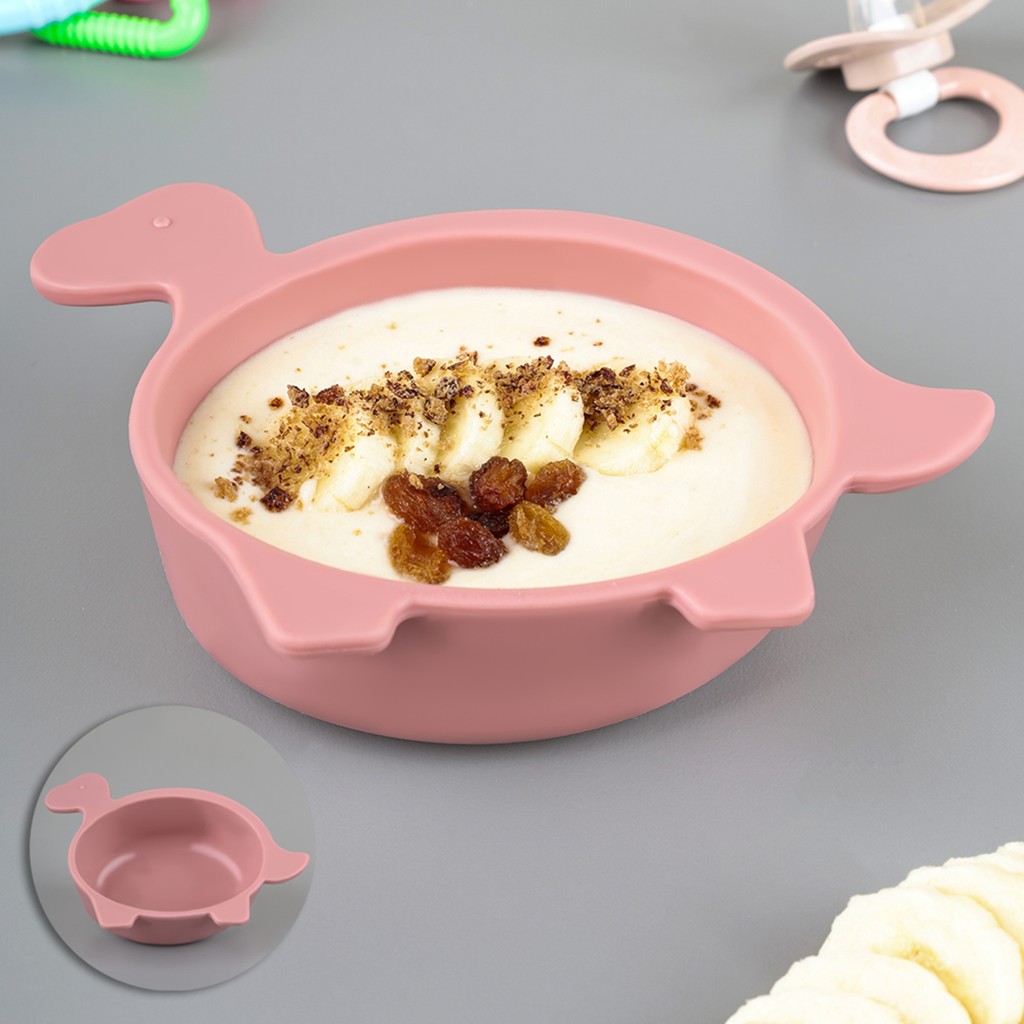 Kaplumbağa Figürlü Silikon Bebek Mama Kasesi - Şekilli Bebek Beslenme Kasesi - Pembe Bebek Mamaları Fiyatı