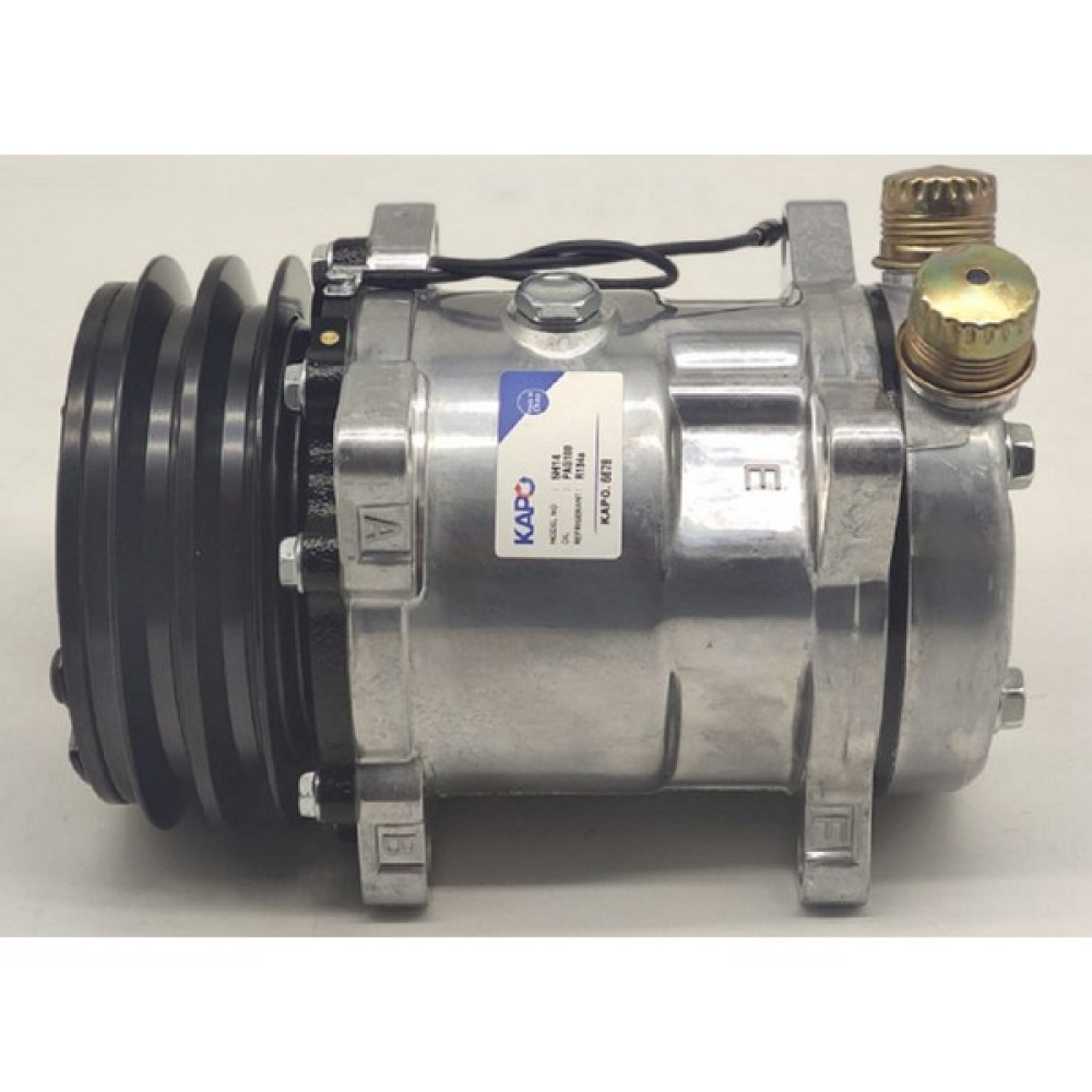 Kapo Sanden Tipi 5H14 Üstten Çıkış Kalın Kalın 132MM 2pk 12V Universal Klima Kompresörü (6678) - Hepsi Oto Elektroniği Fiyatı