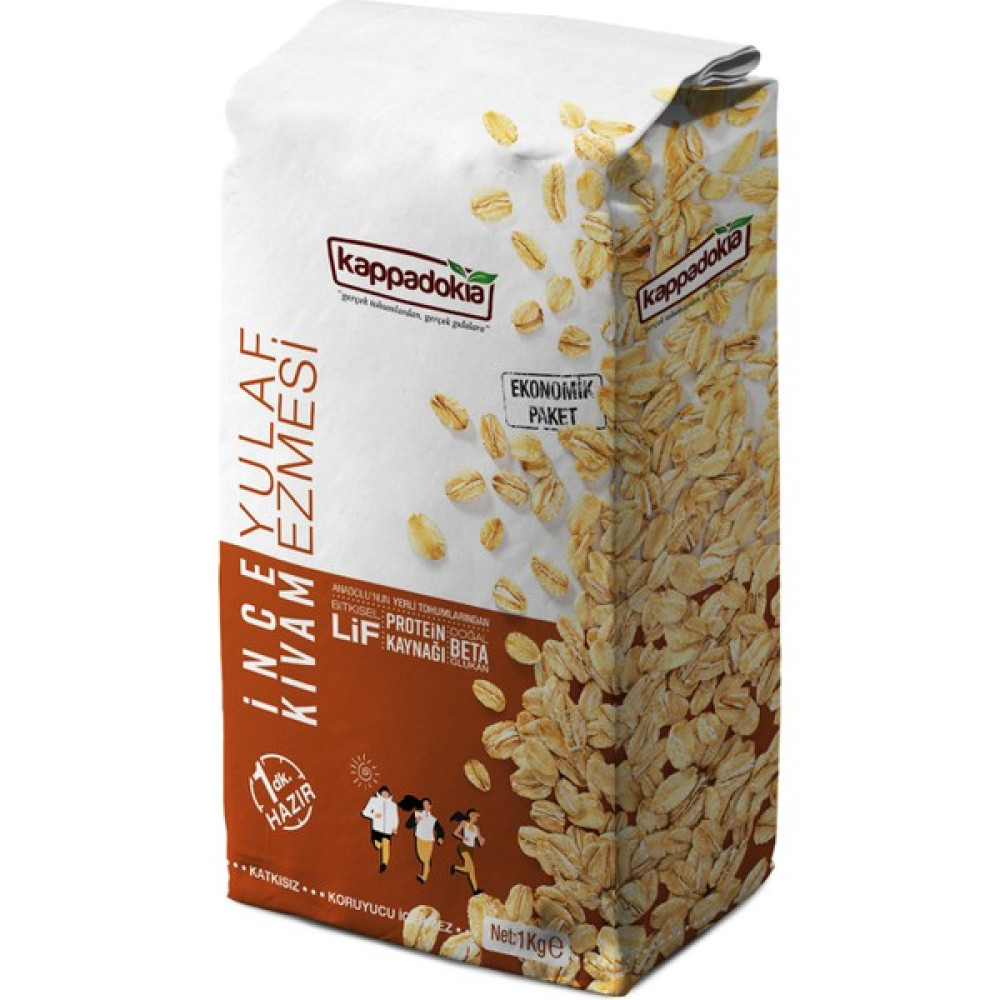 Kappadokia Ince Kıvam Yulaf Ezmesi 1 kg Diğer Fiyatı