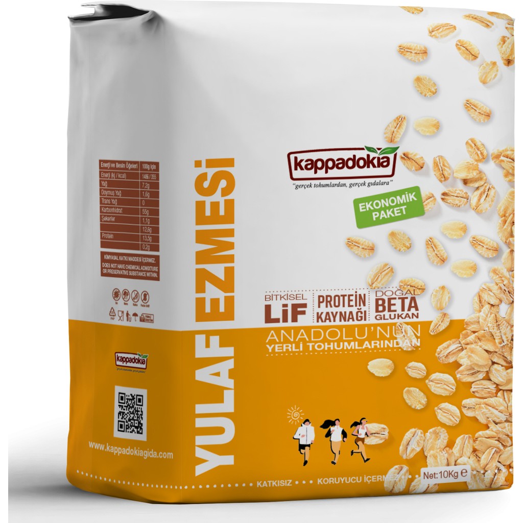 Kappadokia Katkısız Yulaf Ezmesi 10 kg Kahvaltılık Gevrek Fiyatı