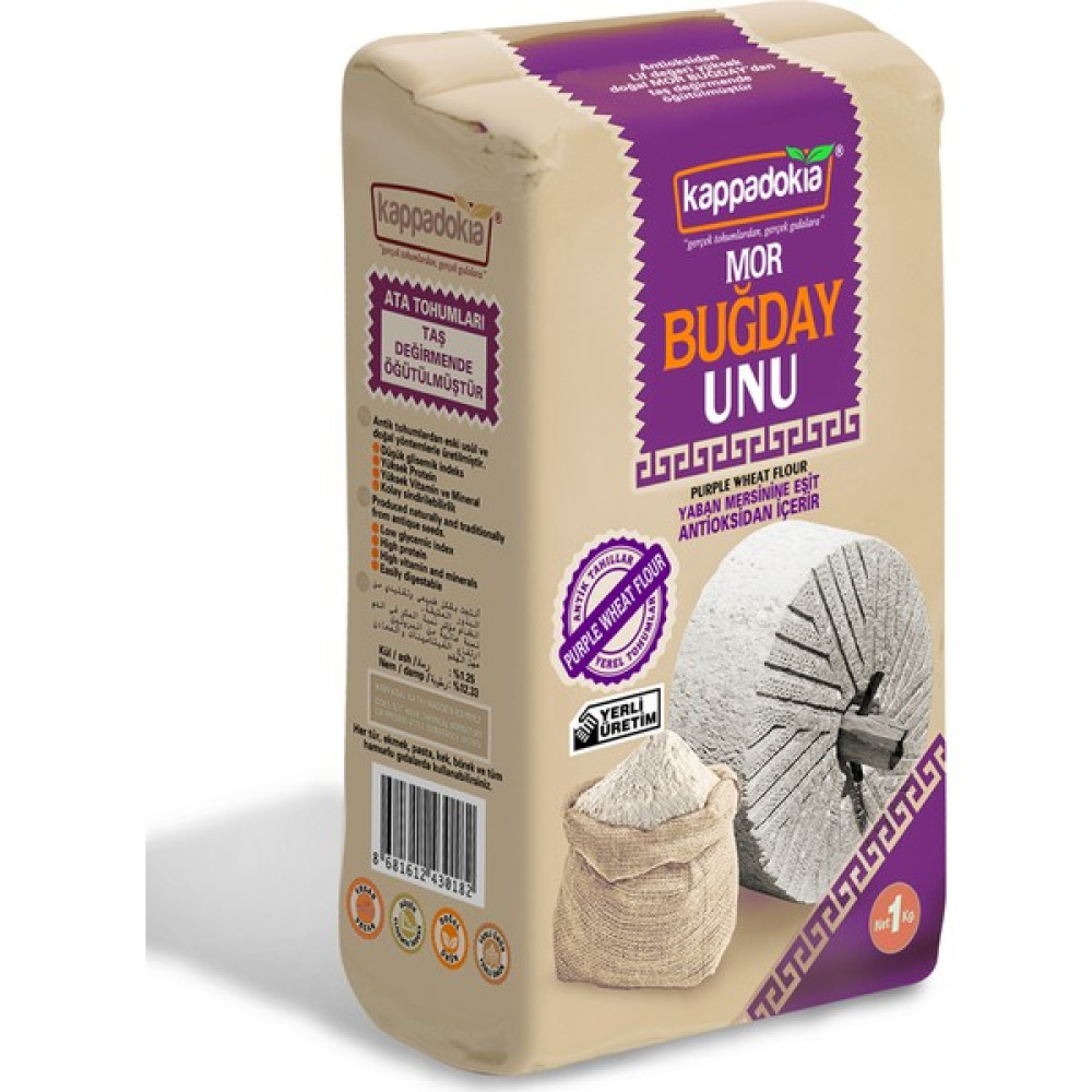 Kappadokia Mor Buğday Unu 1 kg Un ve İrmik Fiyatı