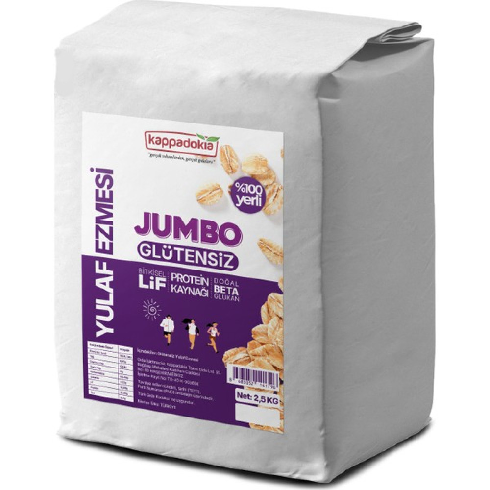 Kappadokia Yulaf Ezmesi Jumbo Glütensiz - 2,5 kg Diğer Fiyatı