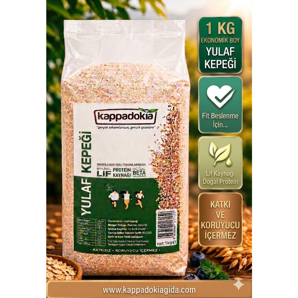 Kappadokia Yulaf Kepeği 1 kg Kahvaltılık Gevrek Fiyatı