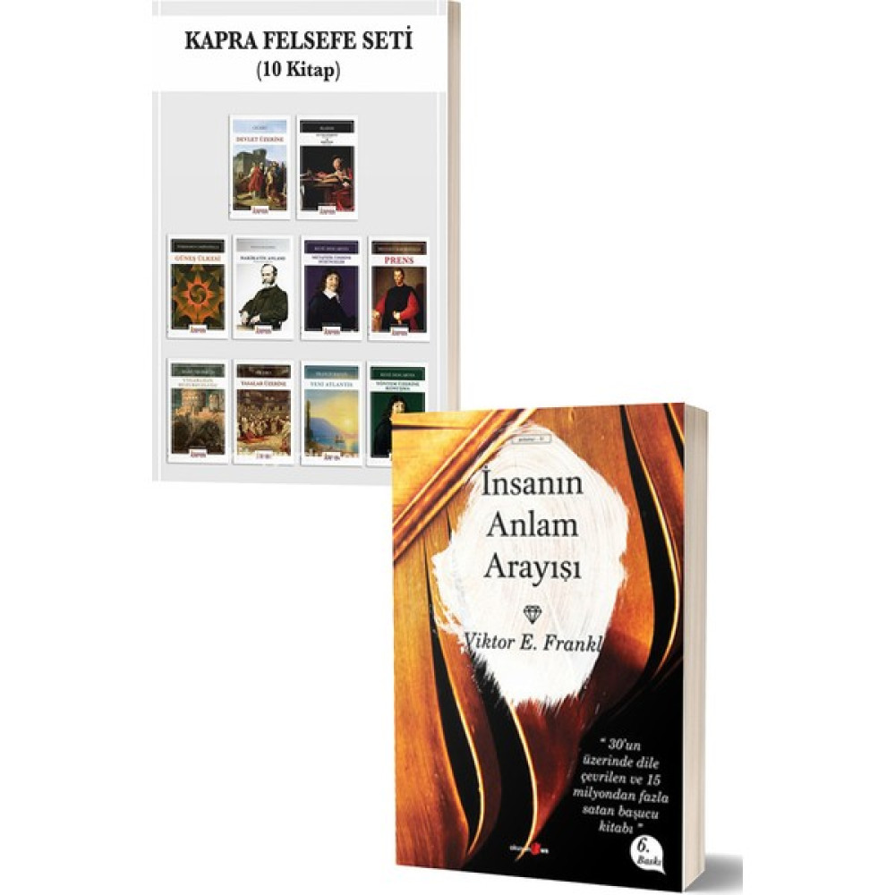 Kapra Felsefe Seti (10 Kitap) - İnsanın Anlam Arayışı Felsefe Setleri Fiyatı