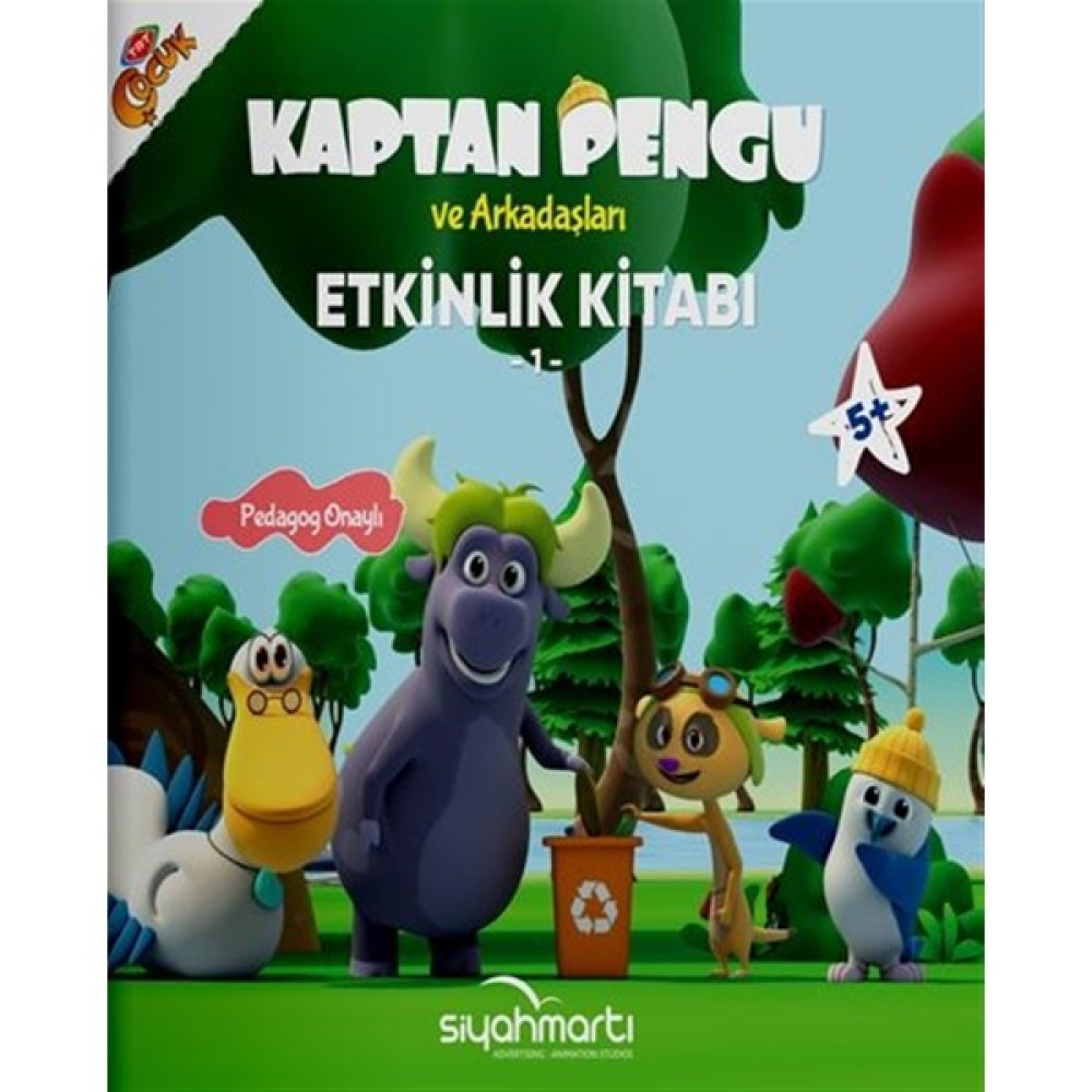 Kaptan Pengu ve Arkadaşları - Etkinlik Kitabı 5+ Yaş Okul Öncesi Eğitici & Öğretici Kitaplar Fiyatı