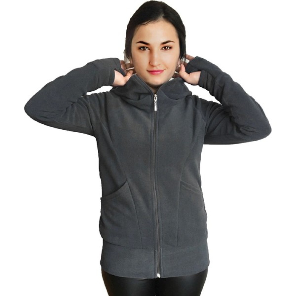 Kapüşonlu Kadın Polar Eldivenli Detaylı Bayan Polar Sweatshirt Ayakkabı (Outdoor) Fiyatı