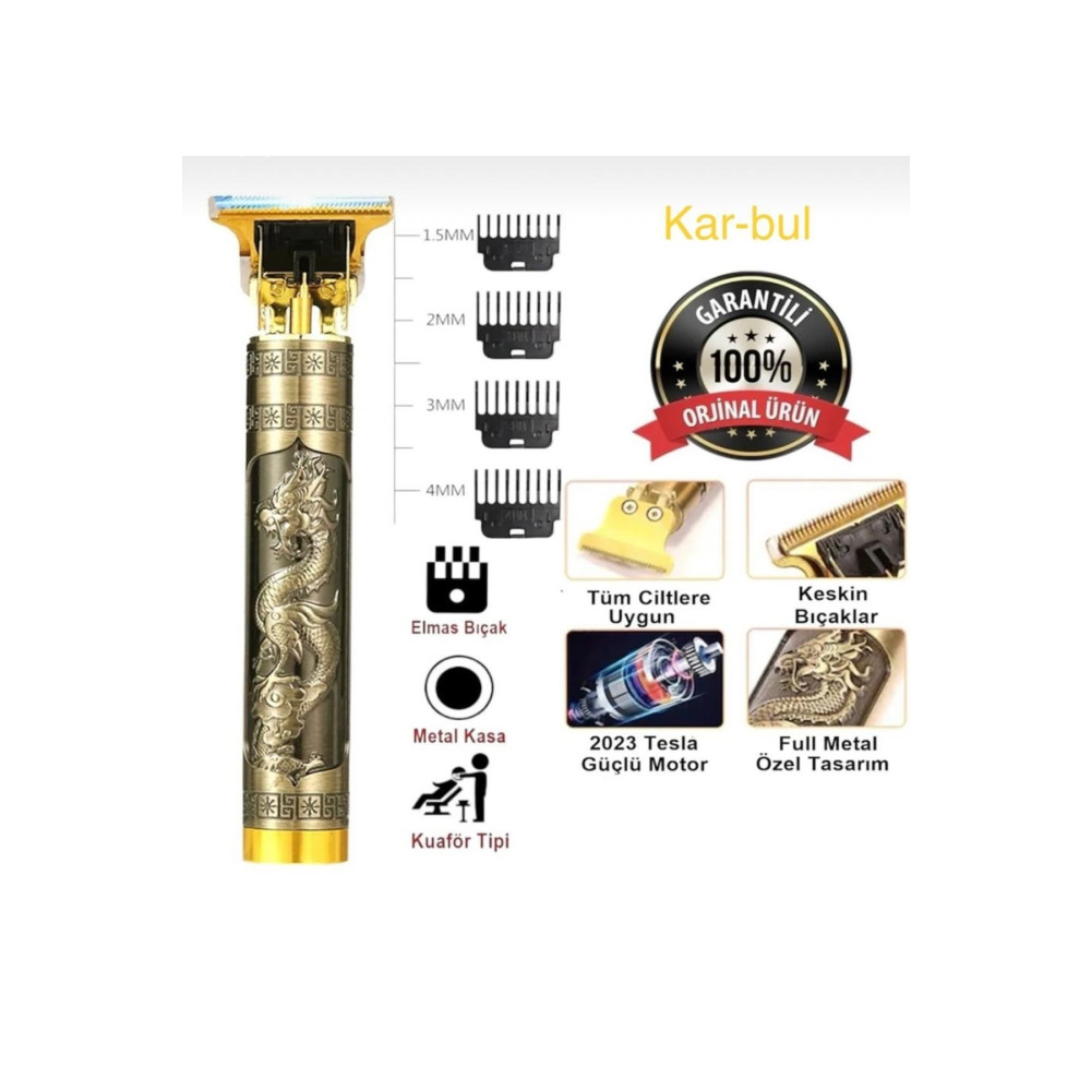 kar-bul Profesyönel Sakal Ense Çizim Makinesi Vucüt Kılı Saç Ense Sakal Çizim Lazer Epilasyon Öncesi Tıraş Makineleri Fiyatı