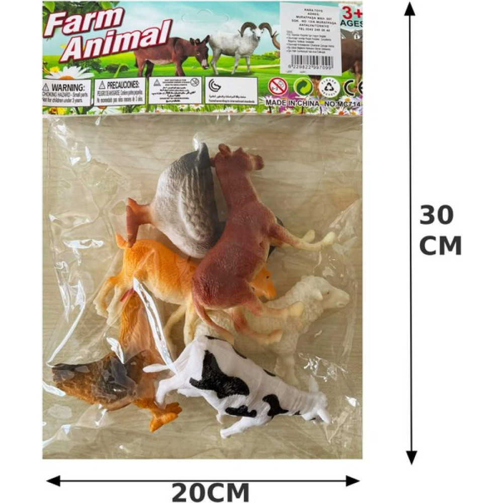 Kara Toys Çiftlik Hayvanları Figürleri 6'lı Paket (Asortili) Oyuncak Fiyatı