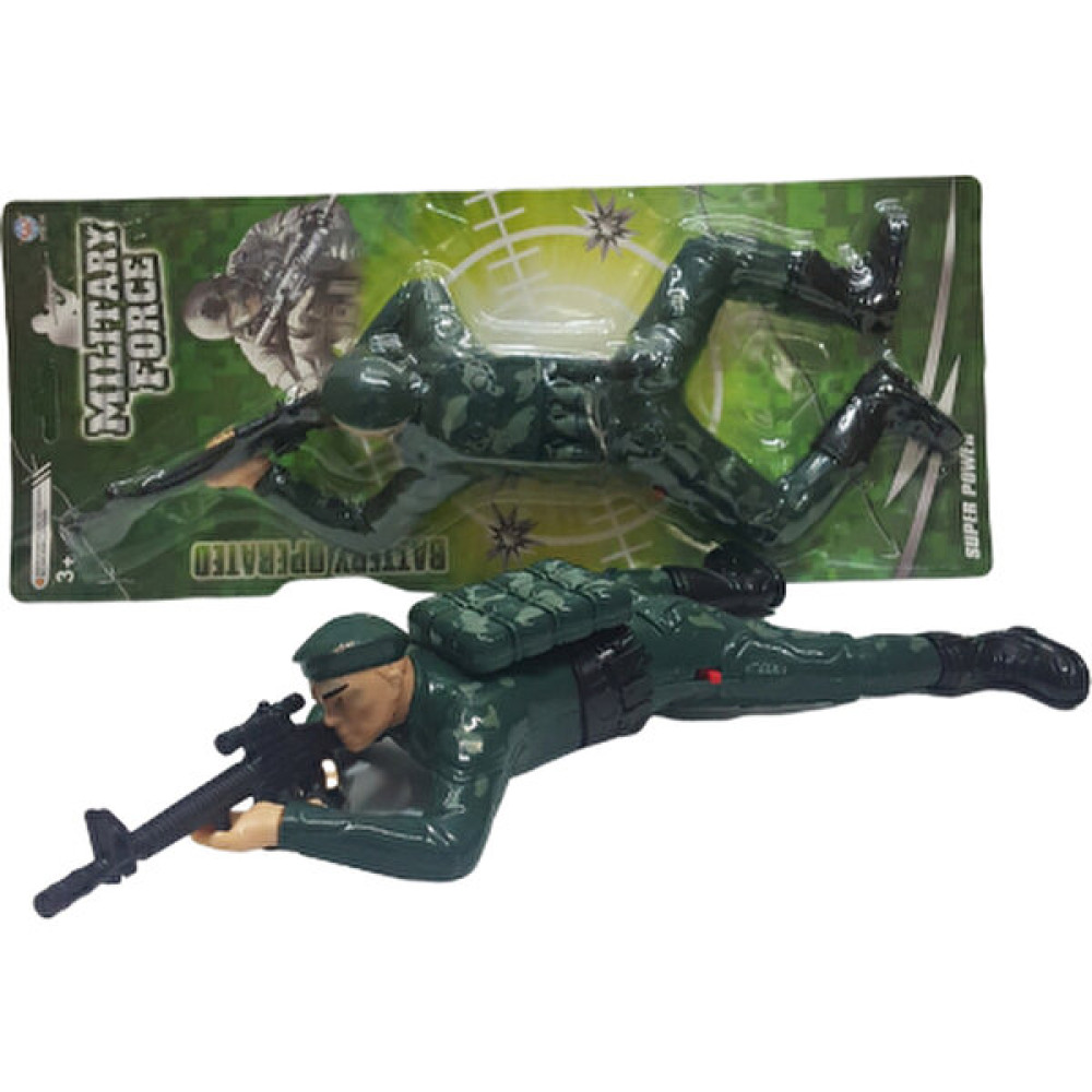 Kara Toys Pilli Yerde Sürünen Işıklı Ateş Eder Asker - Nostalji Oyuncak Oyuncak Fiyatı