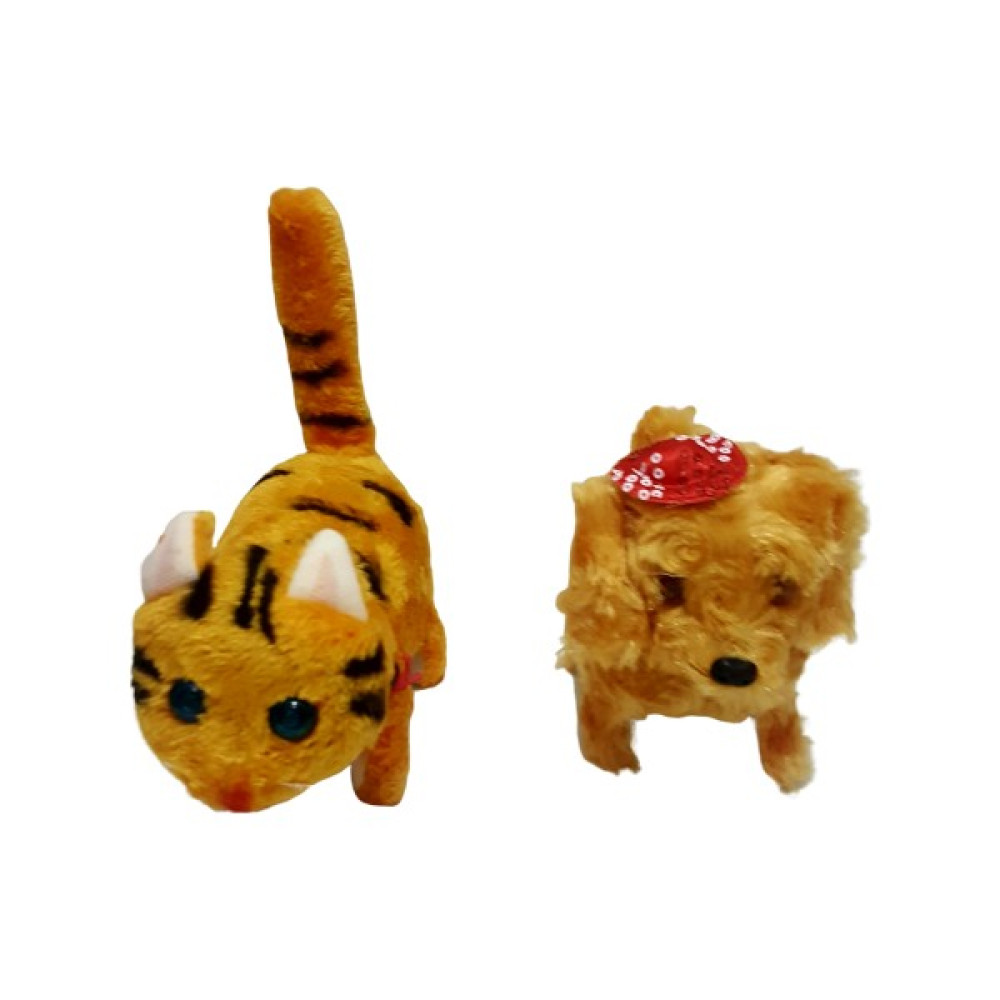 Kara Toys Pilli Yürüyen Kedi + Köpek 2'li Peluş Oyuncaklar Fiyatı