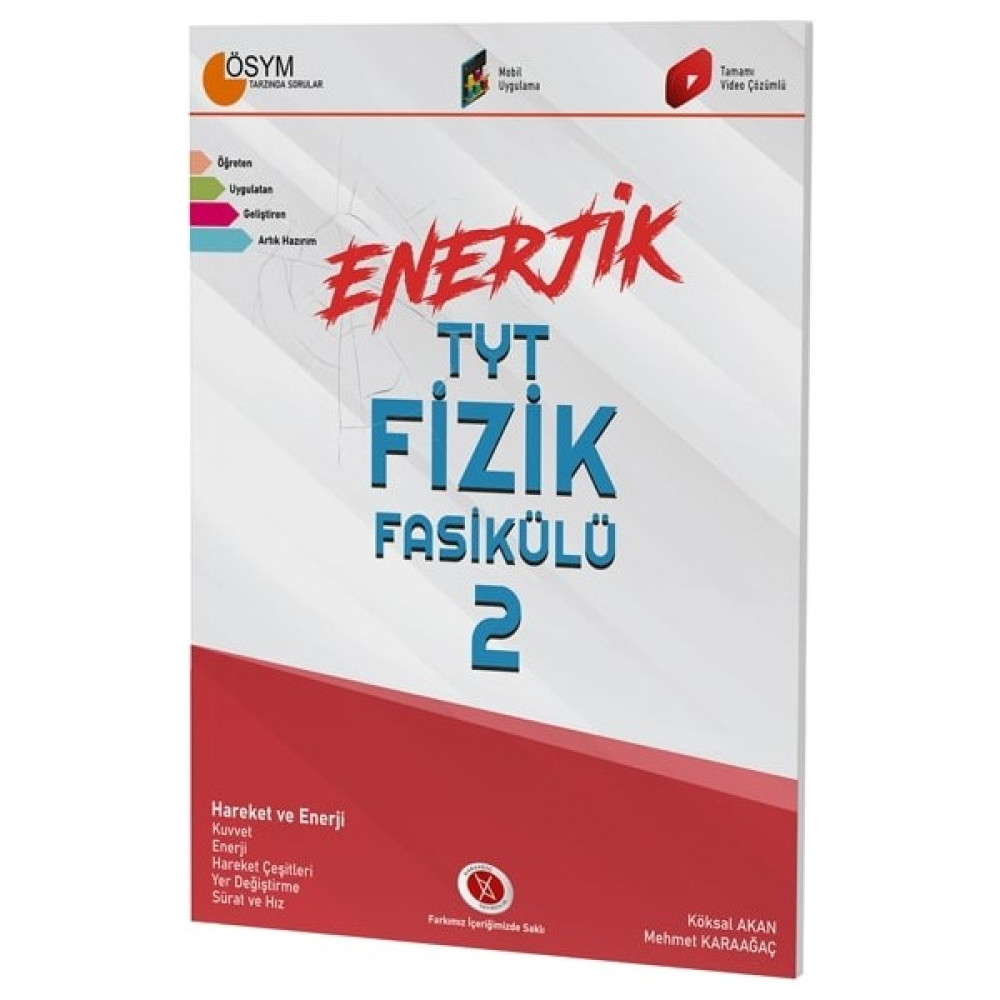 Karaağaç Yayınları Karaağaç Enerjik Fizik Fasikülleri-2 Hareket ve Enerji Ders Sınav Kitapları Fiyatı