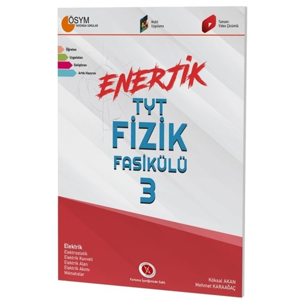 Karaağaç Yayınları Karaağaç Enerjik Fizik Fasikülleri-3 Elektrik Ders Sınav Kitapları Fiyatı
