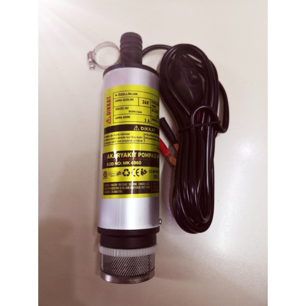 Karaaliler 24 Volt Mini Küçük Mazot Aktarma Pompası Sıvı Transfer Pompası Dalgıç Pompa 51 mm Su Mazot-Yağ-Süt Su Motoru Fiyatı