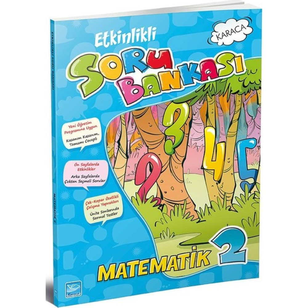 Karaca 2. Sınıf Matematik Etkinlikli Soru Bankası Matematik Fiyatı