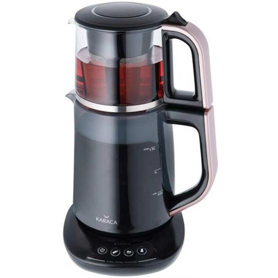 Karaca 2501 Demfit Rose Gold 2500 W 0.8 lt Demleme 1.5 lt Su Isıtma Kapasiteli Çay Makinesi Çay Makineleri Fiyatı