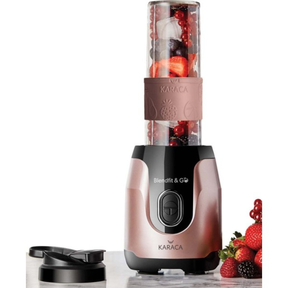 Karaca Blendfit Go Personal Kişisel Smoothie Blender Rosegold - Beyaz Blenderler Fiyatı
