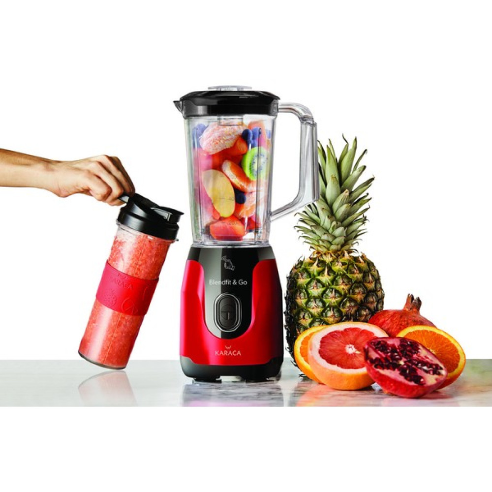 Karaca Blendfit Red Smoothie Go Set - Kırmızı Blenderler Fiyatı