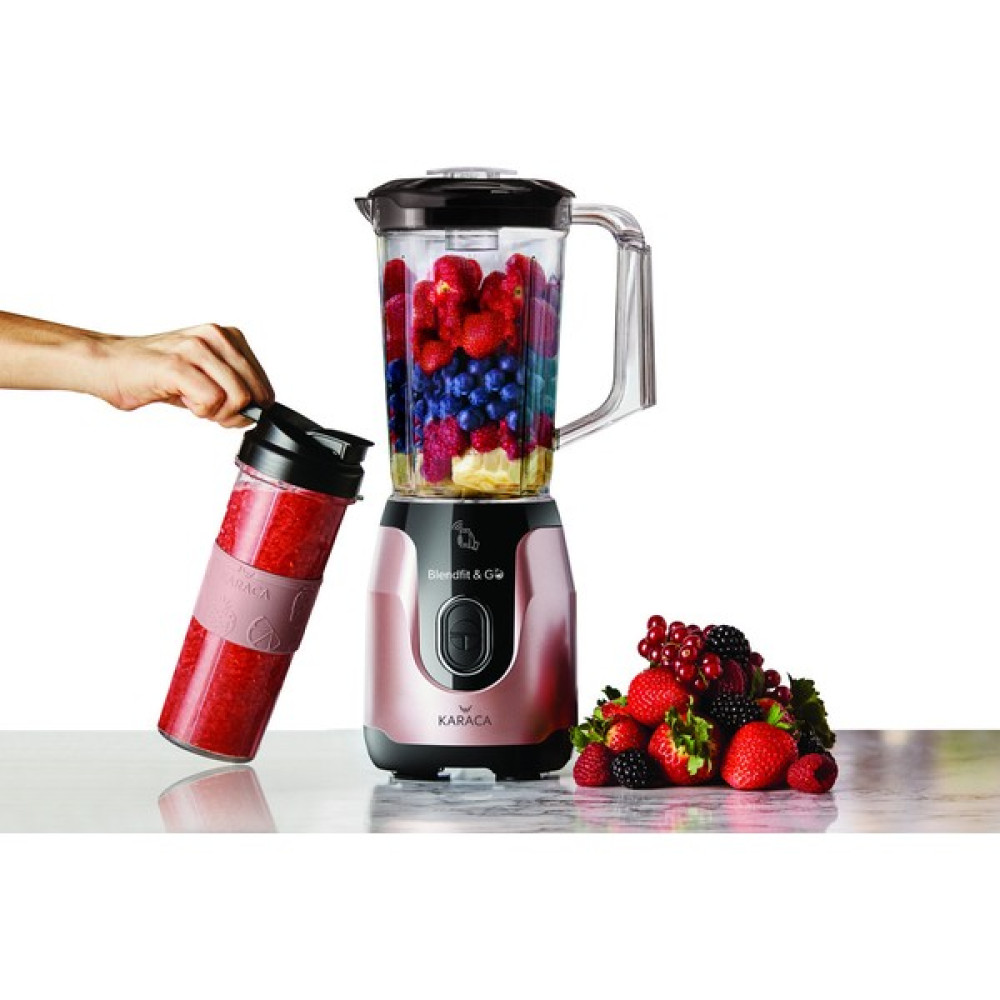 Karaca Blendfit Rosegold Smoothie Go Set - Pembe Blenderler Fiyatı