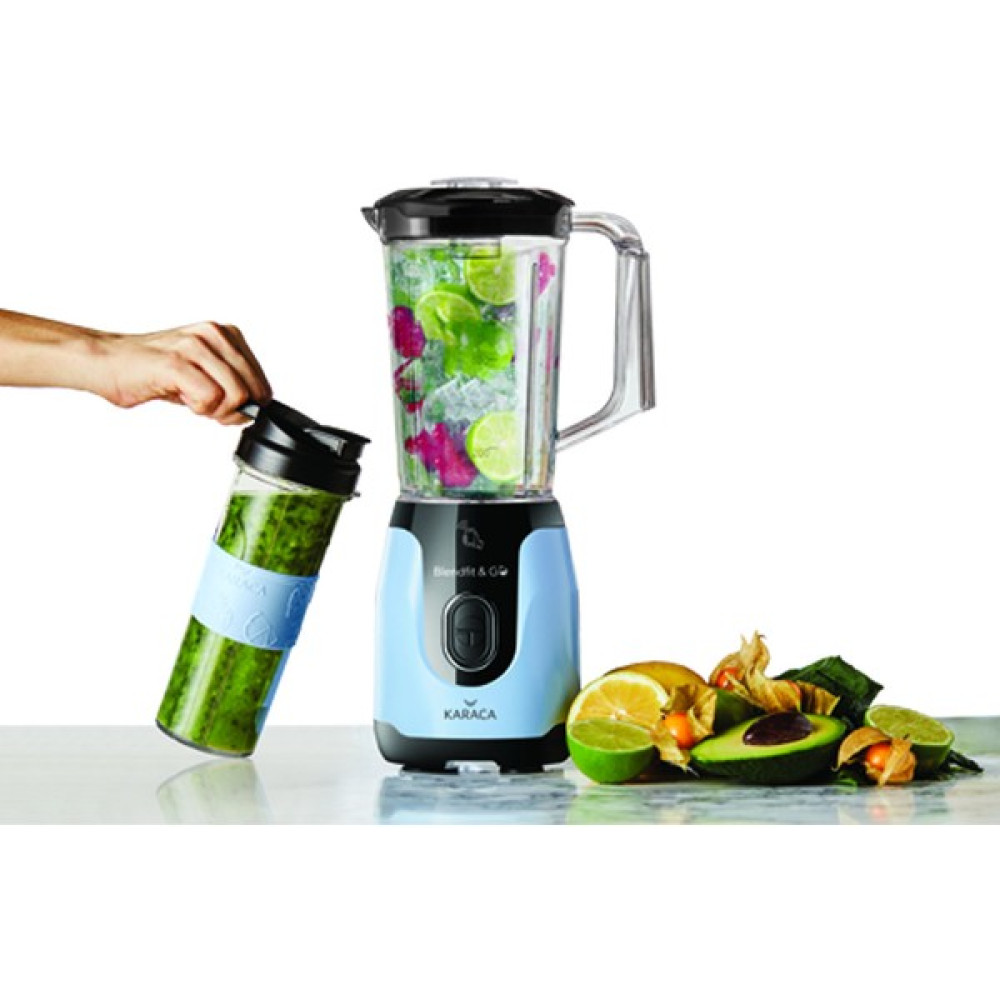 Karaca Blendfit Vintage Blue Smoothie Go Set - Açık Mavi Blenderler Fiyatı