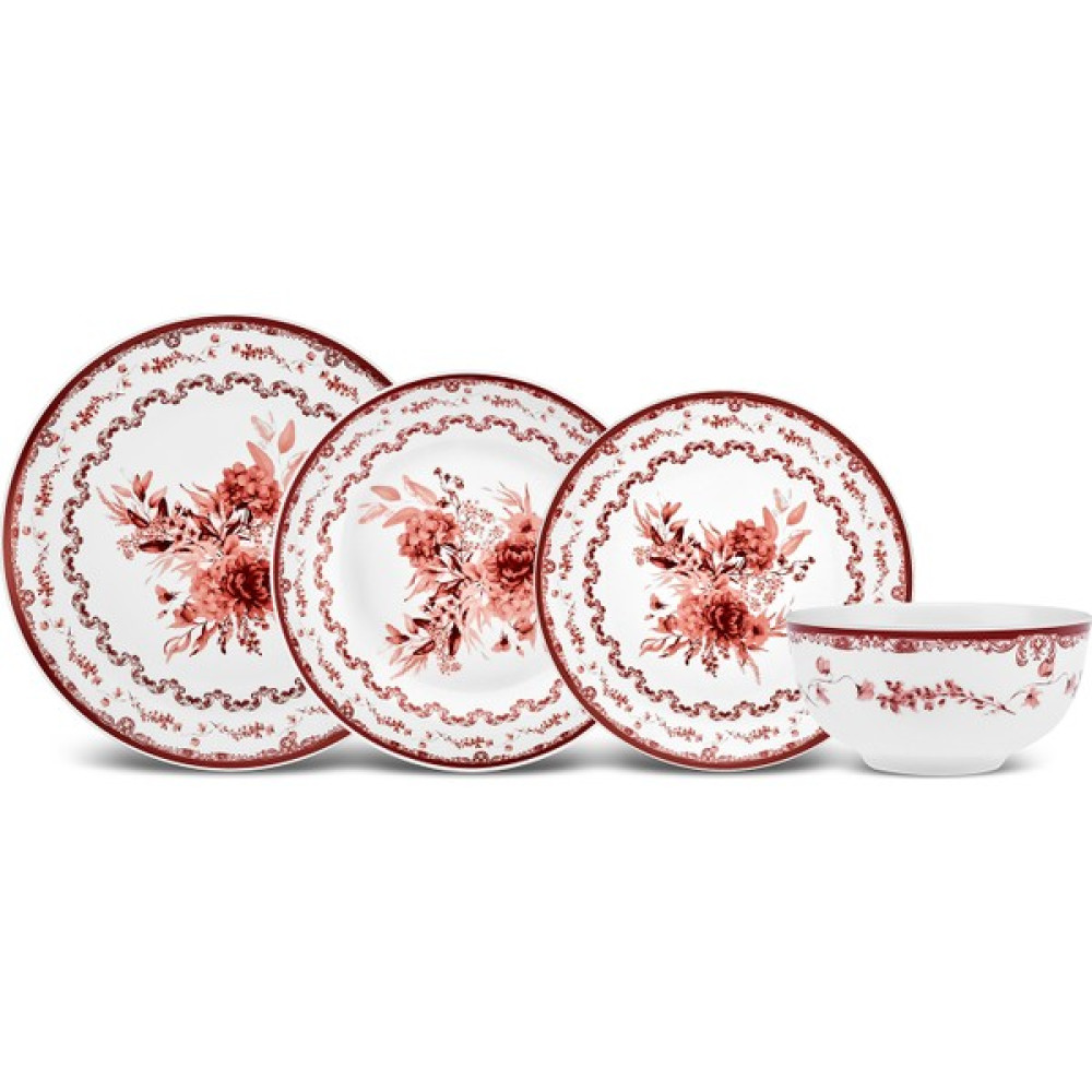 Karaca Blume 24 Parça 6 Kişilik Porselen Yemek Takımı Yemek Takımı Fiyatı