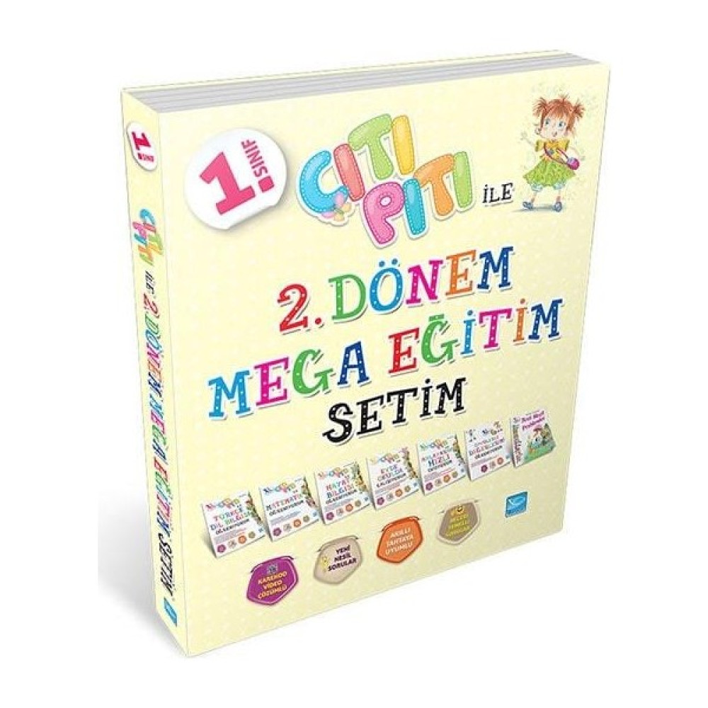 Karaca Eğitim Yayınları 1. Sınıf Çıtı Pıtı ile 2. Dönem Mega Eğitim Setim Kaynak Kitapları Fiyatı