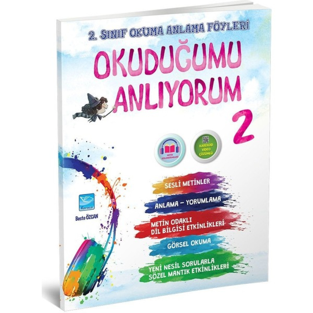 Karaca Eğitim Yayınları 2. Sınıf Okuduğumu Anlıyorum (Okuma Anlama Föyleri) Kaynak Kitapları Fiyatı