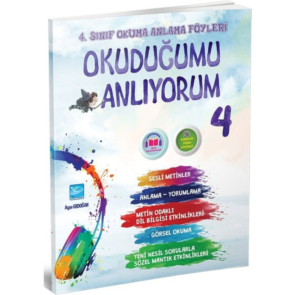 Karaca Eğitim Yayınları 4. Sınıf Okuduğumu Anlıyorum (Okuma Anlama Föyleri) Kaynak Kitapları Fiyatı