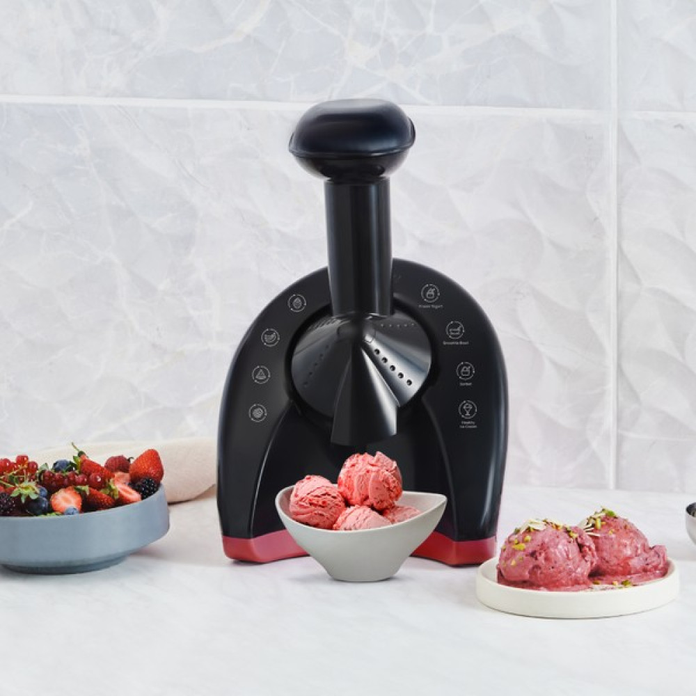 Karaca Frozen Healthy Ice Cream Machine Sağlıklı Dondurma ve Sorbe Makinesi Cranberry - Kırmızı Doğrayıcılar / Rondolar Fiyatı