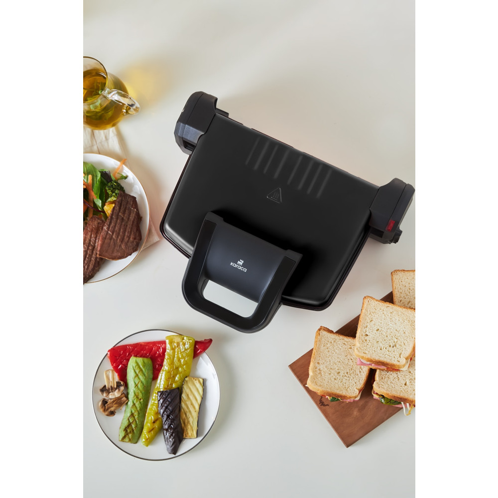 Karaca Future Essential Tost Makinesi Matte Black 1800 W Tost Makineleri Fiyatı