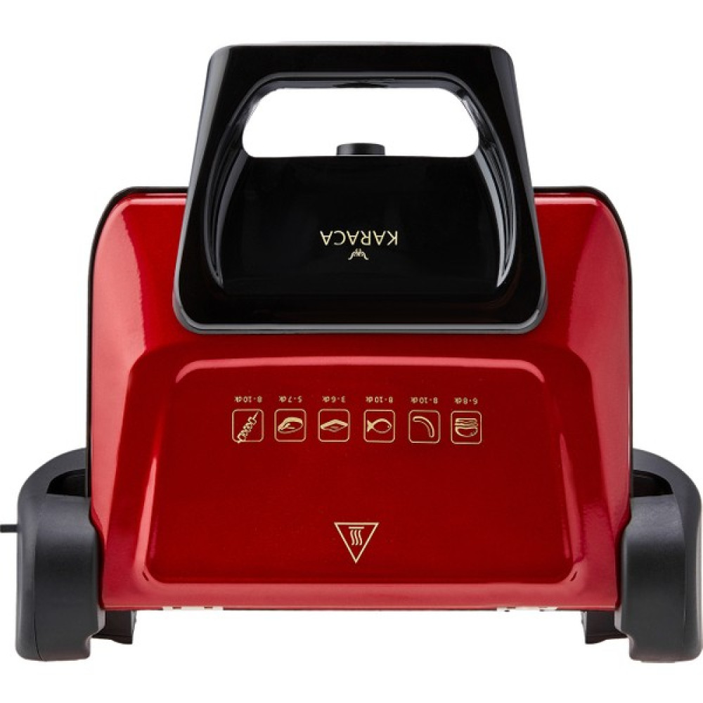 Karaca Future Plus Bio Diamond Antibakteriyel Izgara ve Tost Makinesi Rouge Red - Kırmızı Tost Makineleri Fiyatı